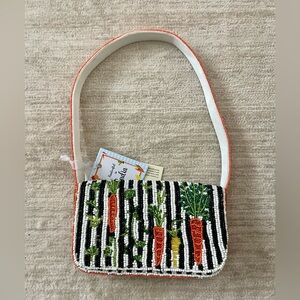 🧡Viral Beaded 🥕Carrot/Carrot Cake Design Shoulder Bag